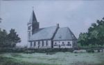 Brobbel.B.Brobbel.Zicht op de NH Kerk van Blaricum.€ 100,-